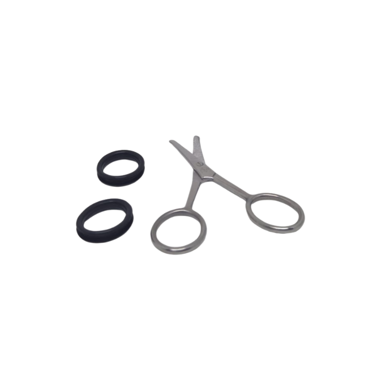 Tesoura para Picotar com Proteção de Silicone Slow Burning