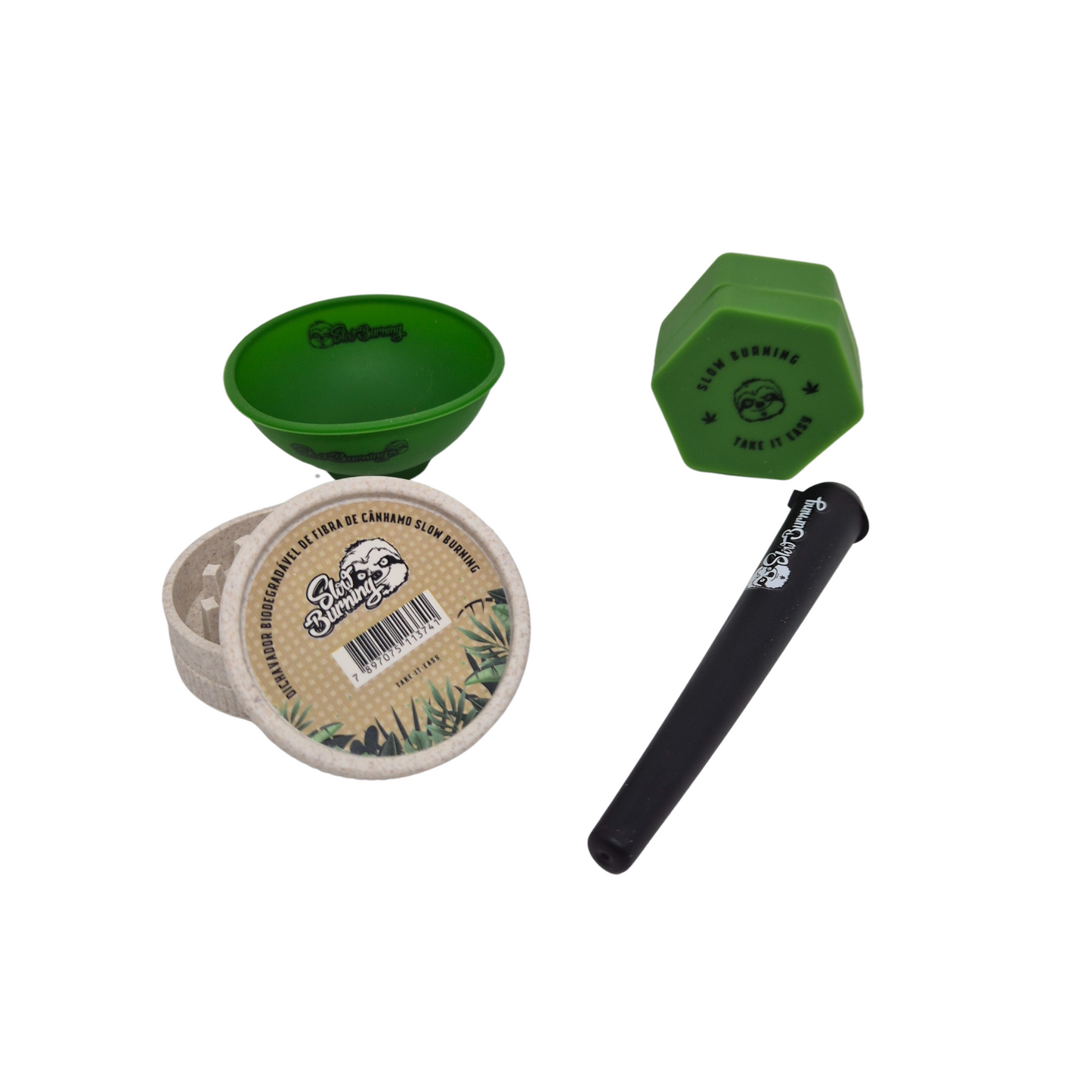 Kit Dichavador + Cuia + Slick + Tubete