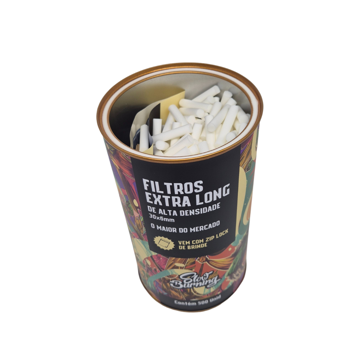 Lata de Filtro Extra Long 500 UN + Ganhe 1 Brinde Exclusivo