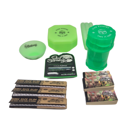 Kit Flor Slow Burning - 3 Sedas e 3 Piteiras