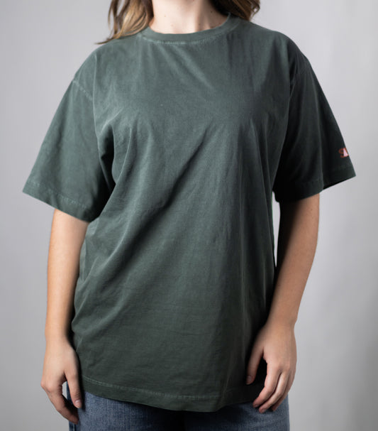 Camiseta Estonada Oversized Basic - Verde