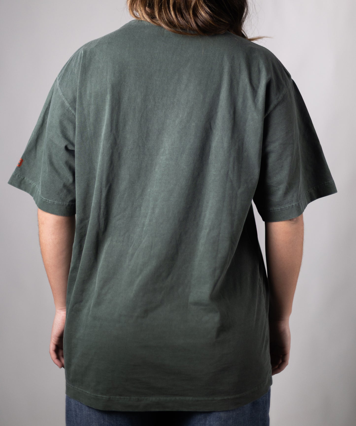 Camiseta Estonada Oversized Basic - Verde