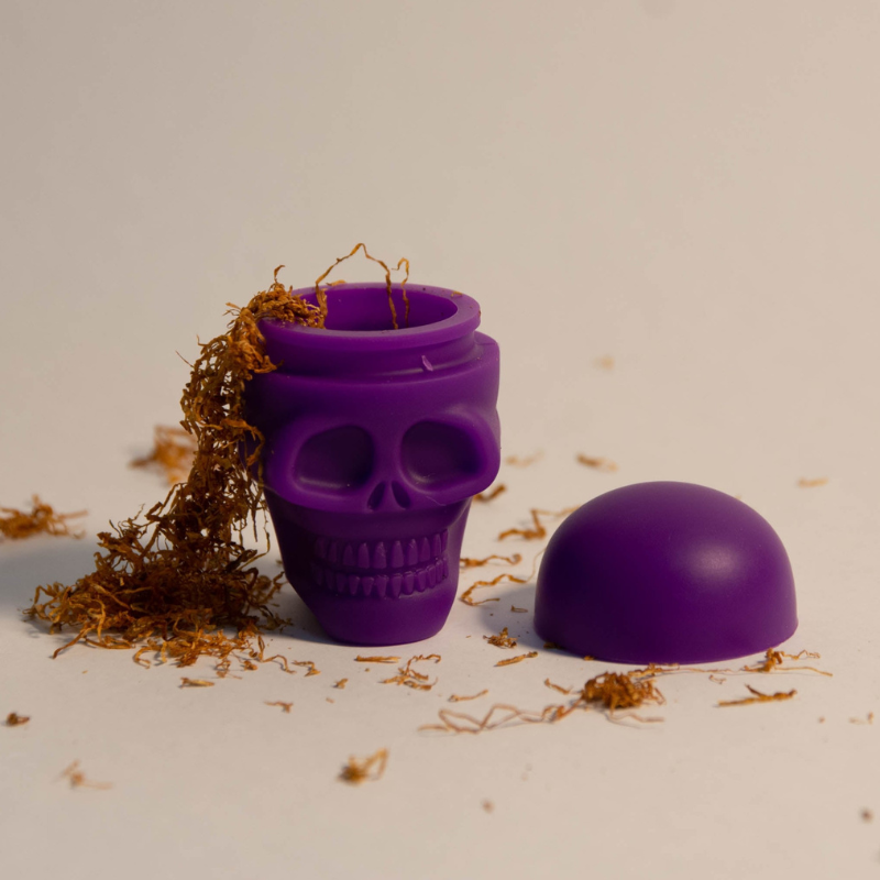 Oil Slick Skull Container de Silicone 15 ml