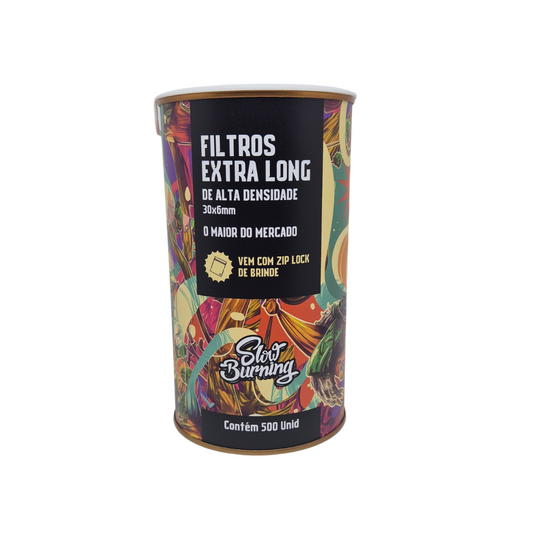 Lata de Filtro Extra Long 500 UN + Ganhe 1 Brinde Exclusivo