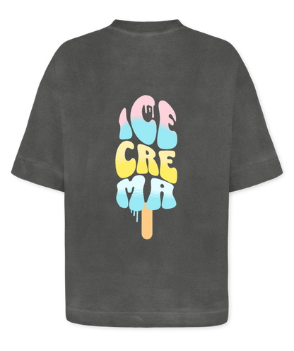 Camiseta Heavy Oversized Boxy -  Ice Crema