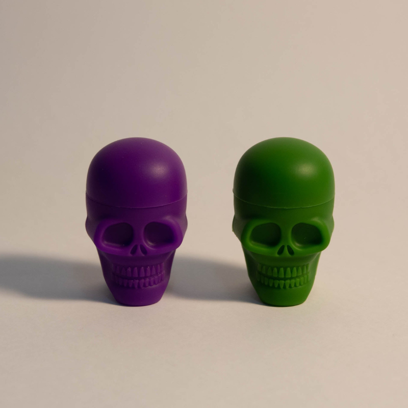 Oil Slick Skull Container de Silicone 15 ml