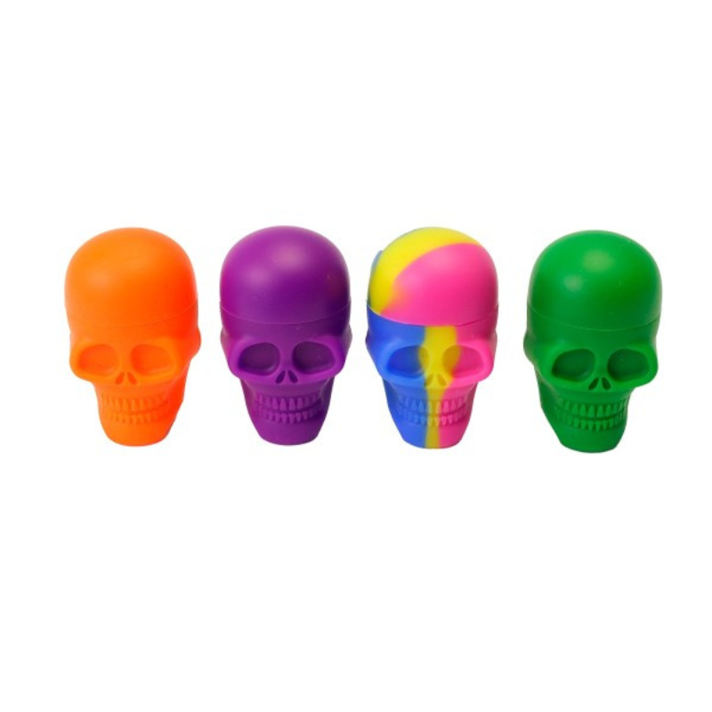 Oil Slick Skull Container de Silicone 15 ml