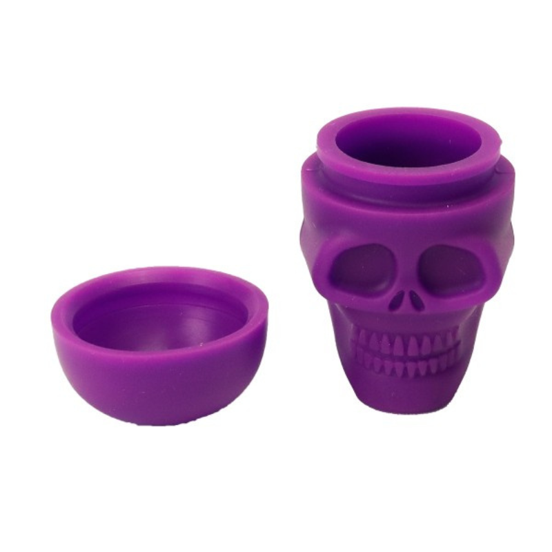 Oil Slick Skull Container de Silicone 15 ml