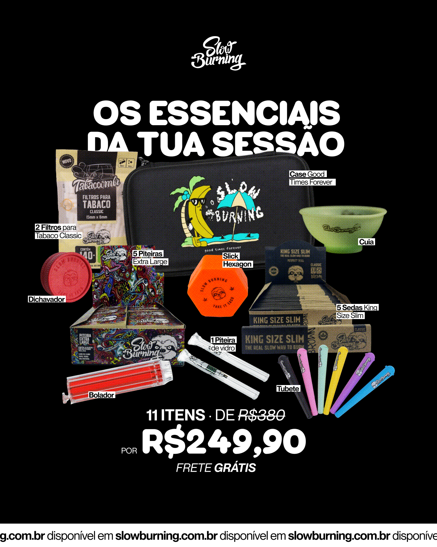 Kit Fire Box Slow + Bolador Pro Roll