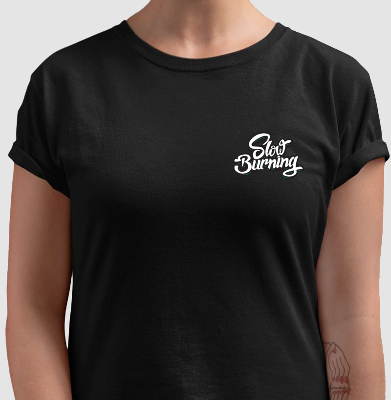 Camiseta Lettering - Slow Burning