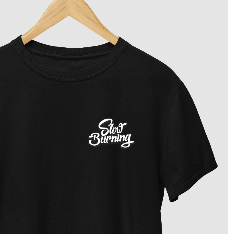 Camiseta Lettering - Slow Burning