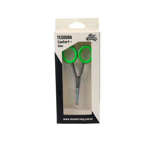 Tesoura para Picotar com Proteção de Silicone Slow Burning